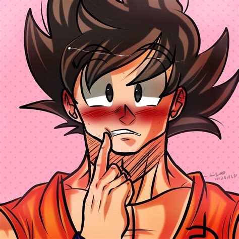 He moves his fingers onto her moist area and lightly stroke her clit, causing her to squirm, shuddered by his touch. . Goku x reader